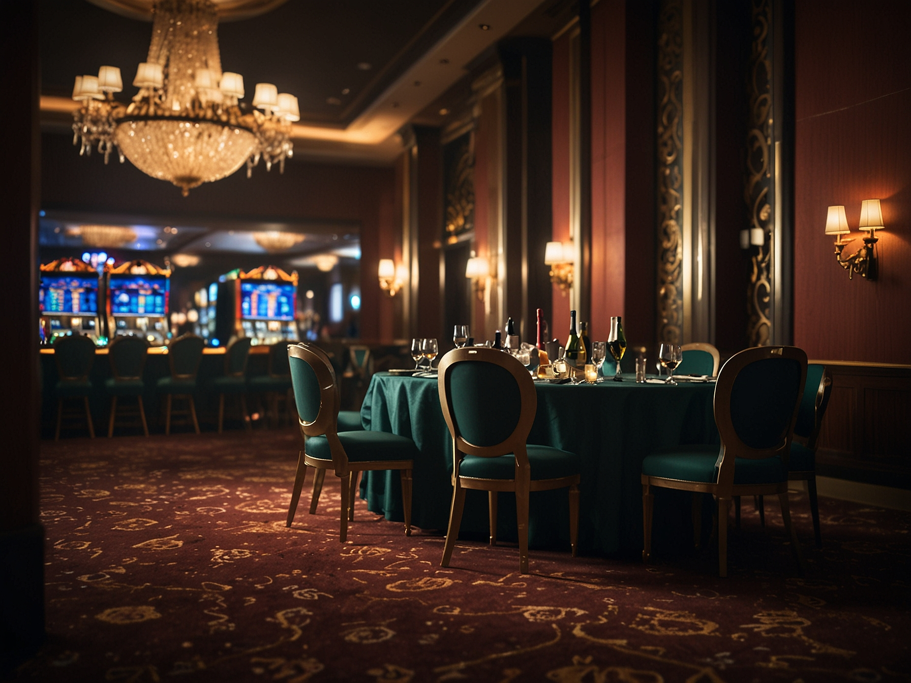 Private event setup at Kulosaaren