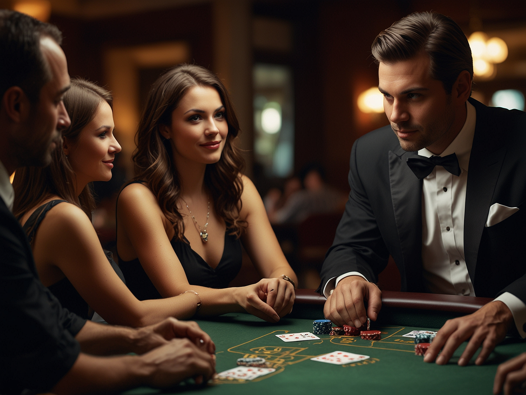 Live dealer table at Kulosaaren Casino