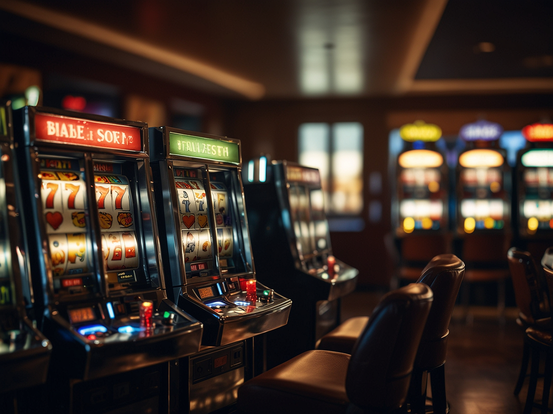 Slot machine area at Kulosaaren